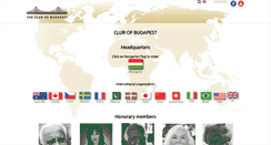 Desktop Screenshot of clubofbudapest.com
